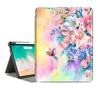 Vimorco Case for iPad Air M3/M2 11 Inch 2025/2024,for iPad Air 5th/4th Generation 10.9 inch,for iPad Pro 11 Inch 4th/3rd/2nd/1st Gen,4 Viewing Angles Cover,Pencil Holder,Auto Wake/Sleep,Hummingbird