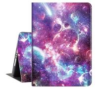 Vimorco for iPad 10.2 Case, for iPad 9th 8th 7th Generation,Soft TPU with Leather Protective Cover for Apple Tablet 10.2 inch, Blue Purple Planet