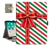 Vimorco for iPad 10th/(A16) 11th Generation Case, Red Bow for iPad A16 Case 11th/10th Generation with Pencil Holder/Hand Strap/Pocket, Adjustable Angle, Fit iPad Cases 11th/10th Gen