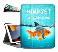 Vimorco for iPad 6th/5th Generation Case 2018/2017, for iPad Air 2/Air Case 2014/2013, for iPad Cases 6th/5th Gen 9.7-inch Pencil Holder/4 Viewing Stands/Typing Stand/Slim, Goldfish as Shark
