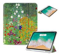 Vimorco for iPad Air 11 Inch Case, for iPad Air 5th/4th Generation Cases 10.9-inch, Fit iPad Pro 11 Inch Case 4th/3rd/2nd/1st Generation,Pencil Holder/2 Viewing Stands/Typing Stand/Slim,Flower Garden