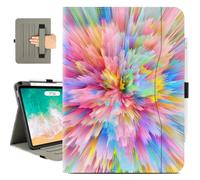 Vimorco for iPad Air 11 Inch Case M3/M2 2025/2024, for iPad Air 5th/4th Generation Cover 10.9-inch, for iPad Pro 11 Inch Case 4th/3rd/2nd/1st Generation Pencil Holder/Hand Strap/Pocket, Color Art
