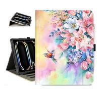 Vimorco for iPad Pro 13 Inch Case, for iPad Air 13 Inch Case, Fit for iPad Pro 12.9 Cases 6th/5th/4th/3th Generation 5 Stand Angles/Typing Stand/Pencil Holder/Card Pockets, Hummingbird Flower