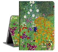 Vimorco iPad Case 6th/5th Generation 2018/2017, iPad 9.7 Inch Cover for iPad 6th/5th Case Generation, Adjustable Angle, Auto Wake/Sleep, iPad Air 2 / Air Cover Folio Stand Cover (Flower Garden)