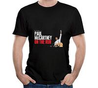 VimrOd Paul Come and Mc Come and Cartney T-Shirt Black Shirt Men's Top Tee L
