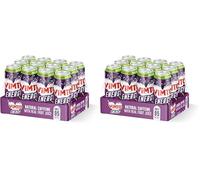 Vimto Energy Drink - Original Flavour - Natural Caffeine & B Vitamins - 12 x 500ml Cans - HFSS Compliant - Fruity Energy Boost, Sparkling Juice Drink (Pack of 2)