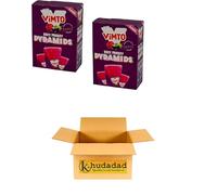 Vimto Ezzy Freezy Pyramids Bulk Pack, Multi Pack Fruit Flavored Ice Lollies Refreshing Frozen Treat for all (2x)