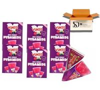 Vimto Ezzy Freezy Pyramids Bulk Pack of Fruit Flavoured Ice Lollies - Refreshing Frozen Multipack Freezer Sweets, Treats for Kids & Adults (6 Packs)
