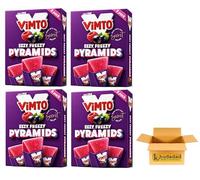 Vimto Ezzy Freezy Pyramids Fruit Flavoured - Ice Lollies Bulk Multipack - Freezer Ready Frozen Ice Treats for Kids & Adults, Refreshing Summer Sweets (4 packs)