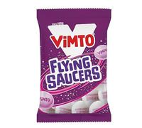 Vimto Flying Saucers, Sherbet filled Sweets with Natural Flavours, 33 g (Pack of 10)