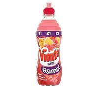 Vimto Remix Raspberry, Orange & Passionfruit Still Soft Drink Multipack (12 x 500ml) - BBE: 31/08/2020