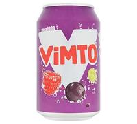 Vimto Sparkling Fruit Drink, 24 Cans × 330 ml