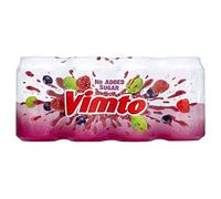 Vimto Sparkling Fruit Juice No Added Sugar (8x330ml) - Pack of 2
