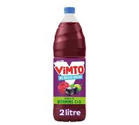 Vimto Squash - No Added Sugar - Real Fruit Flavour - Vitamins C & D - 2L Bottle - Low Calorie