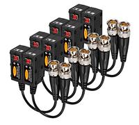 VIMVIP 1080P AHD/HD-CVI/TVI/CVBS Passive HD Video Balun Transmitter 4 Pairs (UTP Up to 350M-600M)