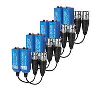VIMVIP 5MP Split Joint Mini CCTV BNC HD-CVI/TVI/CVBS/AHD Passive Video Balun Transceiver 4 Pairs