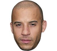 Vin Diesel (Young) Celebrity Mask, Flat Card Face, Fancy Dress Mask