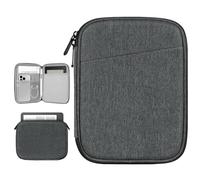 Vinabilia 6-7 Inch Protective Sleeve Carrying Case for 7" Kindle Paperwhite and Kindle Colorsoft Signature Edition, 6" Kindle, 6" Kobo Clara BW/Colour, 7" Kobo Libra Colour/E-Reader, Dark Gray