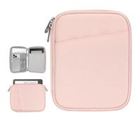 Vinabilia 6-7 Inch Protective Sleeve Carrying Case for 7" Kindle Paperwhite and Kindle Colorsoft Signature Edition, 6" Kindle, 6" Kobo Clara BW/Colour, 7" Kobo Libra Colour/E-Reader, Pink
