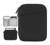 Vinabilia 6-7 Inch Protective Sleeve Carrying Case for 7" Kindle Paperwhite and Kindle Colorsoft Signature Edition, 6" Kindle, 6" Kobo Clara BW/Colour, 7" Kobo Libra Colour/E-Reader, Black