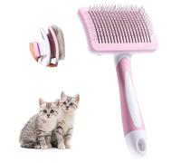 Vinabo Cat Brush,Dog Brush Cat Grooming Comb,Self Cleaning Pet Slicker Brushes,for Short Haired Cats, Small Dog Grooming Brush Safe and Smoo