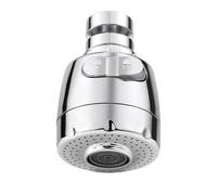 Vinabo Faucet Aerator, 360° Rotation, with Filter, 2 Modes, for Kitchen and Sink, Silver
