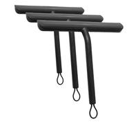 Vinabo Shower Squeegee for Shower Doors,Silicone shower screen wiper,Black Squeegee for Showers, Bathroom Squeegees for Scraper for Mirror,Car,Window and Glass Cleaning-21cm (Pack of 3)