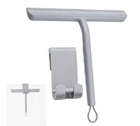 Vinabo Silicone Shower Squeegee - Glass Wiper for Shower Doors, Bathroom Screens, Mirrors, Car Windows & Glass Cleaning，Grey,21cm