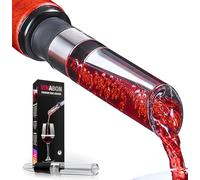 VINABON Wine Aerator - Improved 2026 Wine Aerating Pourer and Wine Air Aerator Decanter Spout for Enhanced Wine Flavor and Bouquet, Includes WineGuide Ebook