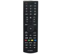VINABTY CT-8046 Replacement Remote Control Compatible with Toshiba 32D1533DB 32D1633DB 32W1533DB 40L1533DB 32W1633DB 40L153DB 40L153DG LED LCD TV and more
