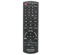 VINABTY N2QAYB000640 Replacement Remote Control Compatible with PANASONIC Micro Hifi System SC-HC25 SA-PM500DBEB SC-AKX14 SC-PMX5 SC-PM500 SA-PM500EG-K SA-PM500EG-S SA-PM500EP-K SA-PM500GA-K