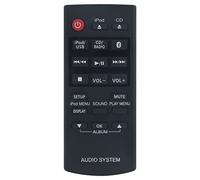 VINABTY N2QAYC000081 Replacement Remote Control fit for Panasonic HiFi Systems SC-HC38 SC-HC38DBEBS SC-HC58 SC-HC58DBEBK N2QAYC000081 SC-HC37GK-S SC-HC58 SC-HC38