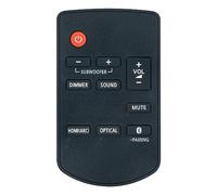 VINABTY New N2QAYC000126 Replacement Remote Control fit for PANASONIC SC-HTB250 SC-HTB258 SU-HTB250 SU-HTB250EBK SU-HTB250EGK SUHTB250 SUHTB250EBK SUHTB250EGK SUHTB250GNK SC-HTB254 SU-HTB254 SU-HTB258
