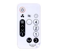 VINABTY Replacement Remote Control for Woozoo Silent & Portable Table Fan PCF-SC15T, White, 5-Speed Globe Fan Remote Control