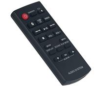 VINABTY Replacement Universal Remote Control fit for Panasonic N2QAYB000944 N2QAYB000984 N2QAYB001093 SA-PM250B SA-UX100 SC-HC297 SC-HC302 SC-PM250 SA-PM250 SB-PM02 SC-PM251 CD Stereo System