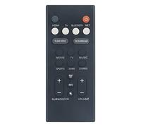 VINABTY VCQ9140 Replacement Remote Control fit for Yamaha Soundbar Audio Speaker System ATS-1090 ATS1090 ATS-2090 ATS2090 YAS-CU209 YAS-109 YAS-109BL YAS109BL YAS-209 YAS-209BL YAS209BL
