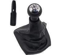 VINAMY Car Gear Shift Knob for PEUGEOT 406 (1996-2004),Manual Handball Lever Gear Stick Shifter Pen Handle Knobs Transmission Shift Replacement Kit,A-5 Speed Black Set