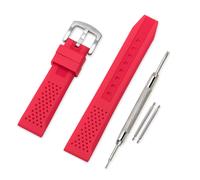 VINBAND Watch Strap 16mm, 18mm, 20mm, 22mm, 24mm (16mm, red)