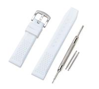 VINBAND Watch Strap 16mm, 18mm, 20mm, 22mm, 24mm (20mm, white)
