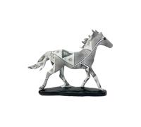 Vinbcorw Colourful sculpture resin horse statue handmade desktop ornament home decoration craft suitable for living rooms bedrooms studies cabinets and office decoration,3,B