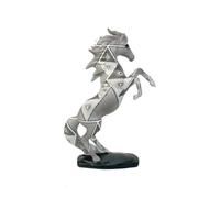 Vinbcorw Colourful sculpture resin horse statue handmade desktop ornament home decoration craft suitable for living rooms bedrooms studies cabinets and office decoration,3,A