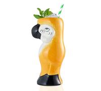 Vinbcorw Tiki cup, various styles cocktail glasses colorful ceramic cocktail cup Hawaiian party decoration for exotic parties,A17