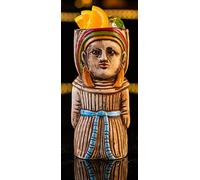 Vinbcorw Tiki cup, various styles cocktail glasses colorful ceramic cocktail cup Hawaiian party decoration for exotic parties,A30