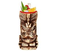 Vinbcorw Tiki cup, various styles cocktail glasses colorful ceramic cocktail cup Hawaiian party decoration for exotic parties,A47