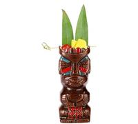 Vinbcorw Tiki cup, various styles cocktail glasses colorful ceramic cocktail cup Hawaiian party decoration for exotic parties,A49