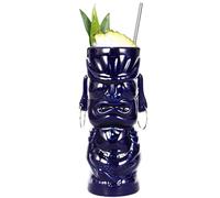 Vinbcorw Tiki cup, various styles cocktail glasses colorful ceramic cocktail cup Hawaiian party decoration for exotic parties,A50