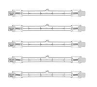 VINBE ECO HaloLine Halogen Tube, R7S Base, T3 Halogen Tube lamp, 230V, 230W=300W, 118 mm, Warm White - 2800K (5 Pieces)