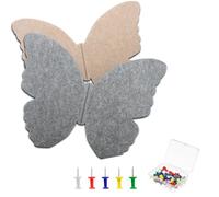 VinBee 2 Pcs Vision Board 40*30cm Cork Boards for Walls with One Box Pins, Notice Pin Board Wall Tiles with Adhesive Tapes,for Home Kitchen Office, Self Adhesive Pin Board Wall Tiles for Photos Memos