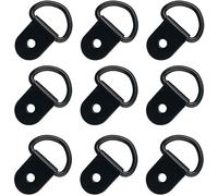 VinBee 40 Pack D-Ring Tie Downs, D-Rings Anchor Lashing Ring for Loads on Trailers Trucks RV Campers Vans ATV SUV Boats Motorcycles etc Vehicles Heavy Duty Tie Down Rings with Mounting Bracket
