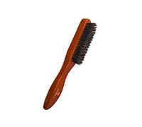 VinBee Slick Back Brush - Paddle Boar Bristle Hair Brush for Afro, Wet or Curly Hair - Soft Bristle Hair Brush for Women and Men - Bristle Beard Brush Wooden Brush Handle